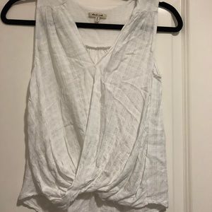 Faux front wrap tank